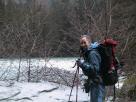 Kyle Pickering and Bobby McDowell walking across Canada